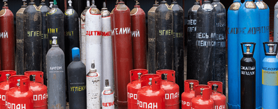 Продажа газовых баллонов в Авиамоторной оптом и в розницу по низким ценам